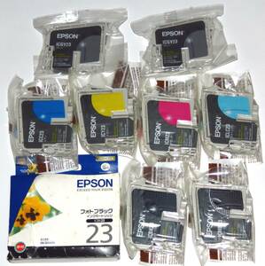 エプソン EPSON 純正インク IC8CL23 ( BK23 Y23 M23 C23 LC23 MB23 GY23 ) 7色9本組　LM欠品　送料185円～　