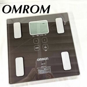 ▲ OMRON オムロン HBF-214 体重体組成計 カラダスキャン 体重計 体組成計 BMI Karada Scan 動作確認済み 電池付属なし 【OTAY-446】