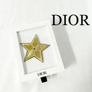 ▲ Dior ディオール ノベルティ 星 スター ピンバッジ クリスチャンディオール ブローチ エンブレム 美品 【OTAY-556】