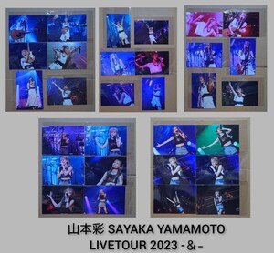 山本彩 SAYAKA YAMAMOTO LIVE TOUR 2023 -＆- ライブフォト(Lサイズ) 30枚セット.