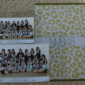 2023.5.2 NMB48 LIVE 2023〜轟けミックス！〜 集合①(2L+Lサイズ)+クリアファイル 加藤夕夏・渋谷凪咲・山本望叶・貞野遥香・池帆乃香