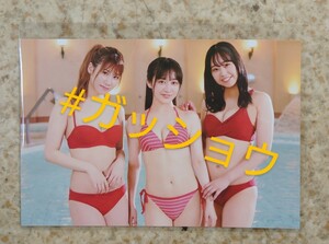 NMB48 石田優美＆加藤夕夏＆川上千尋 B.L.T. 3月号 戎橋限定特典 ポストカード