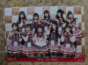 2024.4.3 NMB48 TeamM「Mのサイン」公演 芳賀礼 生誕祭 集合(Lサイズ) 池帆乃香・隅野和奏・原かれん・山本望叶・和田海佑・西由真