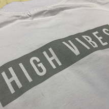 LA発 【L】 HIGH VIBES アンダーグラウンド グラフィック ヘビーウェイト 半袖 Tシャツ 白 ハイバイブス Modelo チカーノ メキシコ_画像6