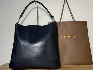 *8800 jpy prompt decision * HIROFU Hirofu one shoulder leather bag 