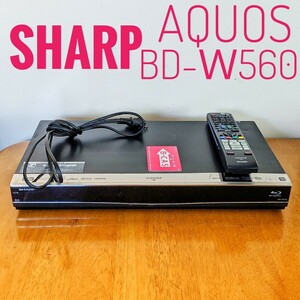 SHARP　シャープ　AQUOS ブルーレイレコーダー HDD 500GB 2チューナー 2番組同時録画 BDrecorder