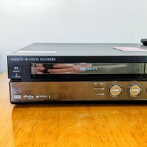 SHARP シャープ　AQUOS HDD搭載DVDビデオ一体型レコーダー　HDD 250GB VHS 地デジ対応_画像4