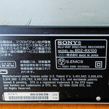 SONY　ソニー ブルーレイ レコーダー HDD 1TB（1000GB） 2チューナー 2番組同時録画 BD　recorder_画像10