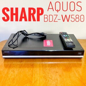 SHARP　シャープ　AQUOS ブルーレイレコーダー HDD 500GB 2チューナー 2番組同時録画 BD recorder