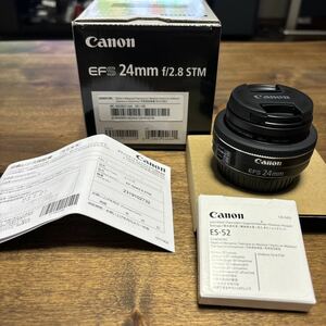 Canon EF-S 24m m f2.8stm