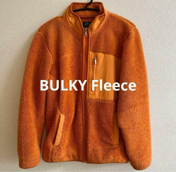 UNIQLO ユニクロ　廃盤　BULKY Fleece フリース　オレンジ フリースジャケット ジャケット