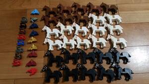 レゴ パーツ 馬 鞍 マスク 兜 お城シリーズ ウエスタン ショーグン 騎馬 30体 大量出品 同梱可 正規品 LEGO