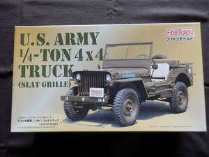 *1 jpy start *Fine Molds fine mold 1/20 America land army 1/4 ton 4×4 TRUCK truck SLAT GRILEslato grill 