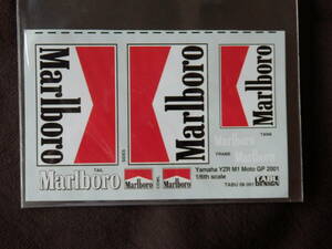 *1 иен старт *TAB DESIGNtab дизайн переводная картинка 1/6 YAMAHA Yamaha YZR500 MotoGP 2001 Marlboro Marlboro 