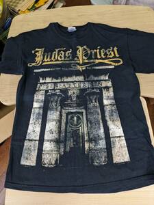 【服飾】 ビンテージ レア Tシャツ バンド 当時物? Judas Priest ジューダス プリースト SIN AFTER SIN GILDAN M 黒 半袖