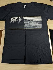 【服飾】 ビンテージ レア Tシャツ バンド 当時物? U2 The Joshua Tree American Apparel S 黒 半袖