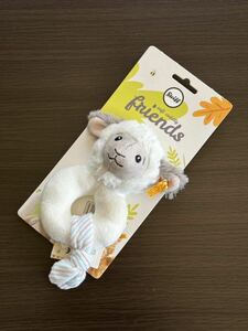  rattle clattering rattle steiffshu type kado leaf lens sheep lita grip toy goods for baby 