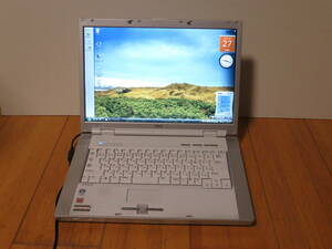 【即日発送】ノートパソコン　NEC LaVie L LL550/G Windows XP 15.4inch モバイルSempron3200 メモリ512MB 2007年製