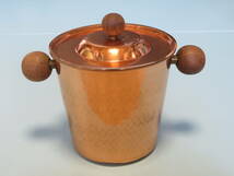 【即日発送】アイスペール　銅製 　COPPER 100　HOME WARE　高さ15cm_画像1