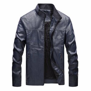 ZJM807 ★メンズレザージャケットライダースジャケットバイクジャケットジャンパー ブルゾンPUジャケット アウター M~4XL