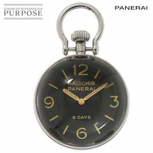 パネライ PANERAI テーブルクロック 置き時計 PAM00581 ブラック 手巻き ウォッチ Table Clock 90232348の画像1