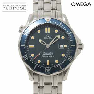 オメガ OMEGA シーマスター プロフェッショナル 2541 80 メンズ 腕時計 デイト ネイビー クォーツ Seamaster professional 90233587