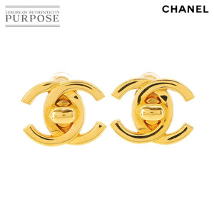 シャネル CHANEL ココマーク イヤリング ゴールド ターンロック 95A ヴィンテージ アクセサリー Vintage Earring 90231324