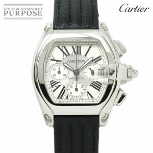  Cartier Cartier Roadster chronograph W62019X6 men's wristwatch Date silver AT self-winding watch Roadster 90232378