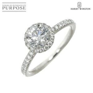 ハリーウィンストン HARRY WINSTON ラウンド マイクロパヴェ ダイヤ 0.58ct D/VS1/3EX 6号 リング Pt プラチナ 指輪 90228187