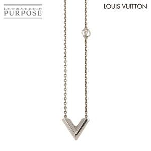  Louis Vuitton LOUIS VUITTON колье esen автомобиль ruV серебряный M63197 аксессуары Essential V Necklace 90232157