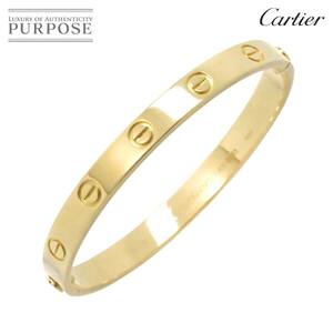 カルティエ Cartier ラブ ブレス #16 K18 YG イエローゴールド 750 ブレスレット バングル Love Bracelet【証明書付き】 90231209