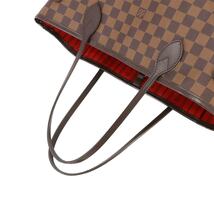 ルイ ヴィトン LOUIS VUITTON ダミエ ネヴァーフル MM トート バッグ エベヌ スリーズ N51105 ブラウン Damier Neverfull MM 90233857_画像5