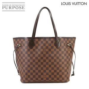 新品同様 ルイ ヴィトン LOUIS VUITTON ダミエ ネヴァーフル MM トート バッグ エベヌ スリーズ N51105 ブラウン 90233752