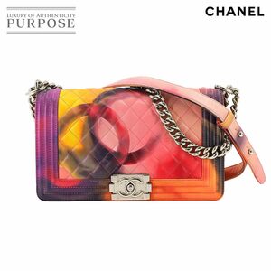 シャネル CHANEL ボーイシャネル チェーン ショルダー バッグ レザー マルチカラー A90833 フラワー パワー 90233270