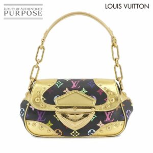 ルイ ヴィトン LOUIS VUITTON モノグラム マルチカラー マリリン ハンド バッグ ノワール M40128 ゴールド 金具 Marilyn 90233780