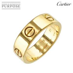 カルティエ Cartier ラブ #57 リング K18 YG イエローゴールド 750 指輪 Love Ring 90227761