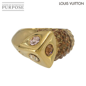  Louis Vuitton LOUIS VUITTON LV тигр n ключ z кольцо кольцо стразы Gold M68052 аксессуары Trankies Ring 90232139