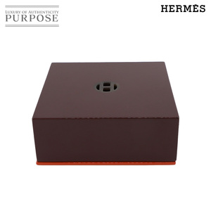 未使用 展示品 エルメス HERMES ボックス 小物 ケース ラッカーウッド バッファローホーン ブラウン オレンジ Box 90233632