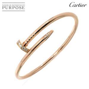 カルティエ Cartier ジュストアンクル #16 ブレスレット ダイヤ K18 PG ピンクゴールド 750 Juste Un Clou Bracelet 90231157