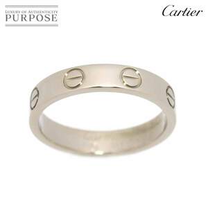 カルティエ Cartier ミニラブ #50 リング K18 WG ホワイトゴールド 750 指輪 Mini Love Ring 90157841