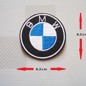 ★☆新品！ＢＭＷ アイロン 刺繍 ワッペン 4枚セット ／MSサイズ 6.3×6.3cm☆★の画像2