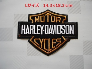 ** есть перевод новый товар большой размер Harley Davidson утюг вышивка нашивка |L размер 14.3×18.3cm **