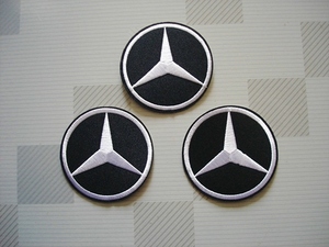 ** новый товар! Mercedes Benz утюг вышивка нашивка 3 шт. комплект |M размер 6.5×6.5cm **