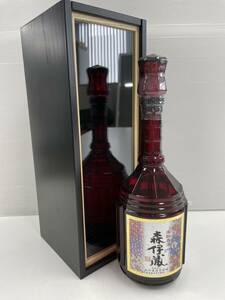 ★1円スタート 森伊蔵 楽酔喜酒 2012 本格焼酎 600ml 25% 木箱付 外箱付き【未開栓・古酒】