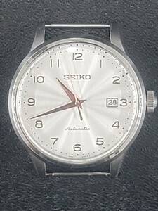 ★SEIKO セイコー 4R35-00P0 自動巻き デイト 裏スケルトン ベルトなし メンズウォッチ 腕時計 現状【中古】