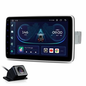 DIE123L◆バックカメラ無料付! XTRONS 1din カーナビ 10.1インチ Android12 車載PC 4G通信 SIM対応 Bluetooth iphone Carplay ミラーリング