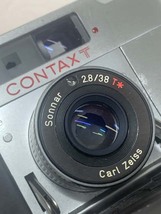 コンタックス☆CONTAX☆T☆CarlZeiss Sonnar 2.8/38☆ストロボセット☆T14☆動作未確認☆現状品として_画像6