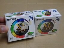 !〇超レア!! 未開封品 高音質MD カセット ディスク maxell XL 74 XLMD-74 計10枚 室内保管品 未使用品_画像1
