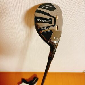 美品 キャロウェイ ROGUE ST MAX ユーティリティ 6H Fujikura MC 70 for Callaway 希少