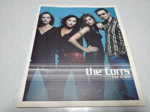 ●　the corrs　コアーズ　【　2000ツアーパンフレット　TOUR IN BLUE　】　※管理番号 pa3362